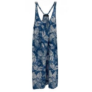 Lauren Ralph Lauren Blue and White Floral Pajama Dress